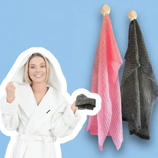 Antibacterial shower towel with scrub