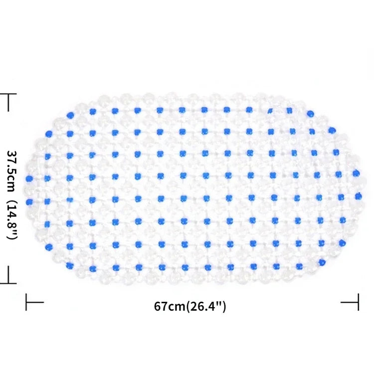 Non-slip PVC bath mats
