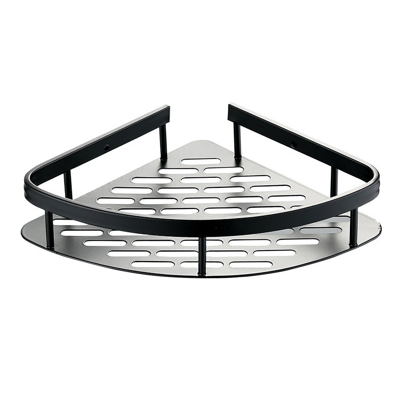 Corner Bathroom Shelf – Aluminum Alloy Wall-Mounted Storage Rack
