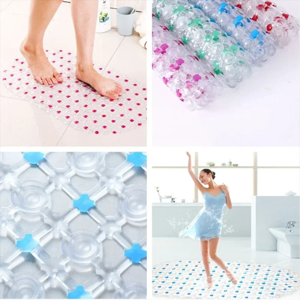 Non-slip PVC bath mats